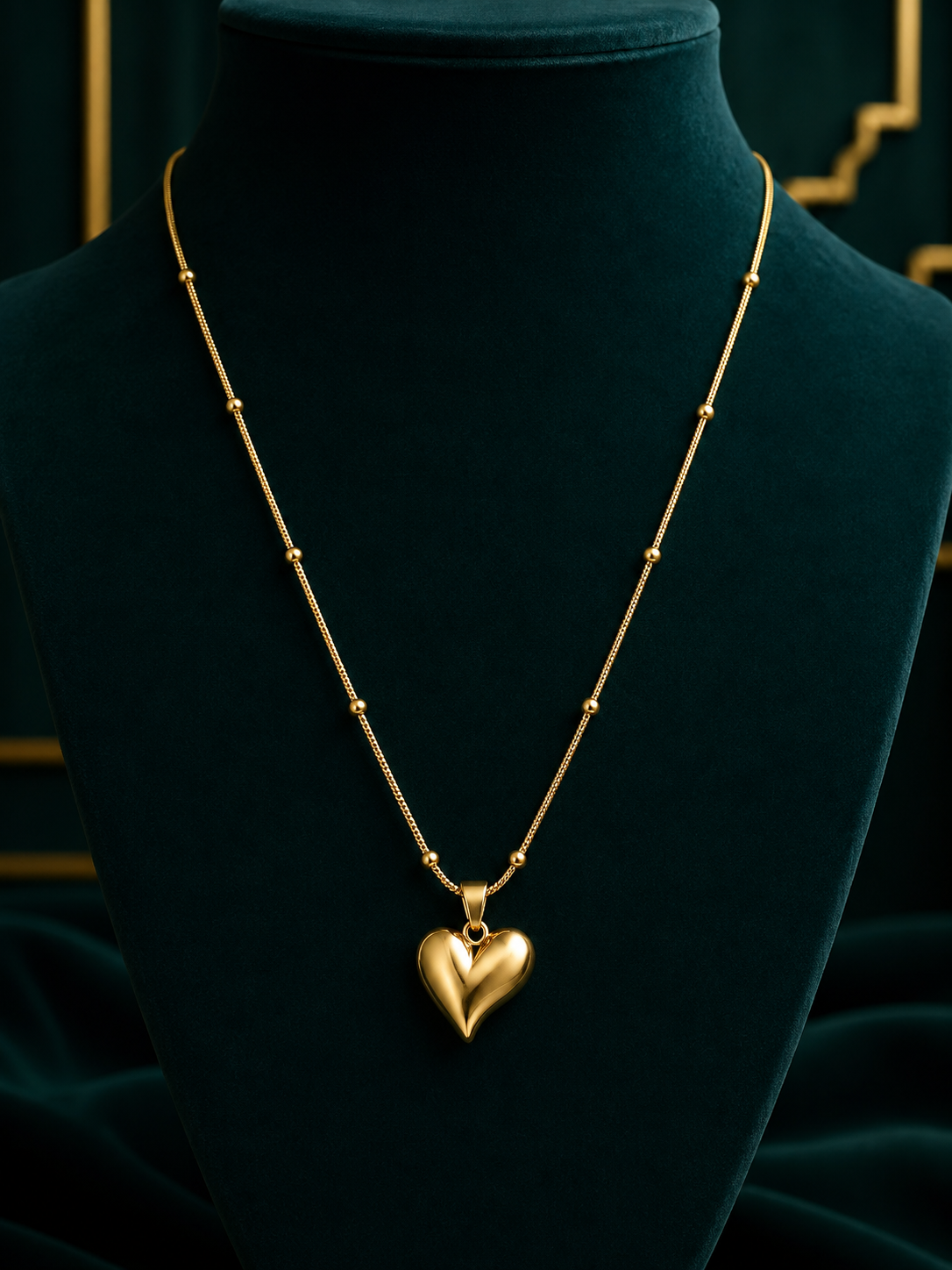 Dil Heart Charm Necklace