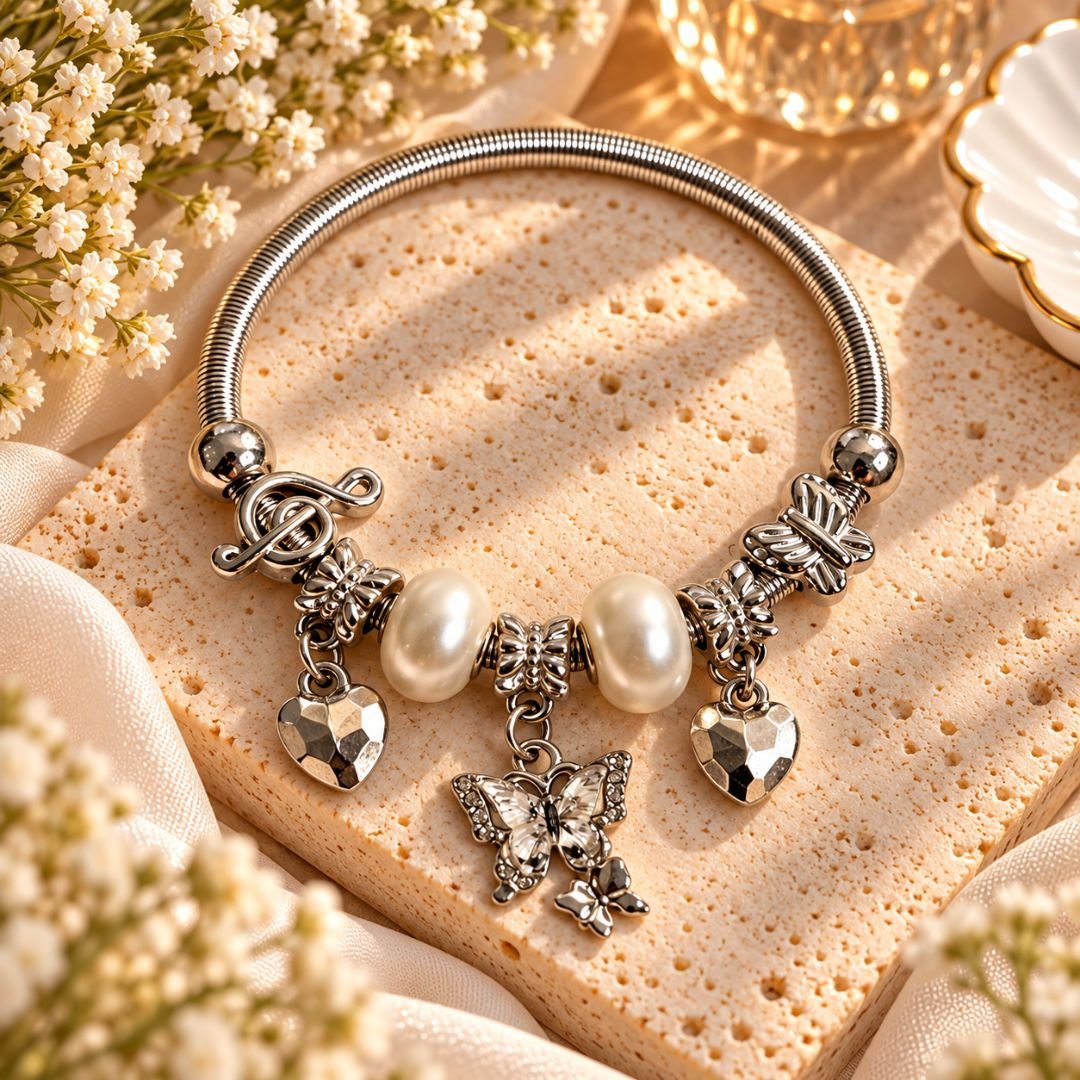 Butterfly Star Charm Bracelet (7)